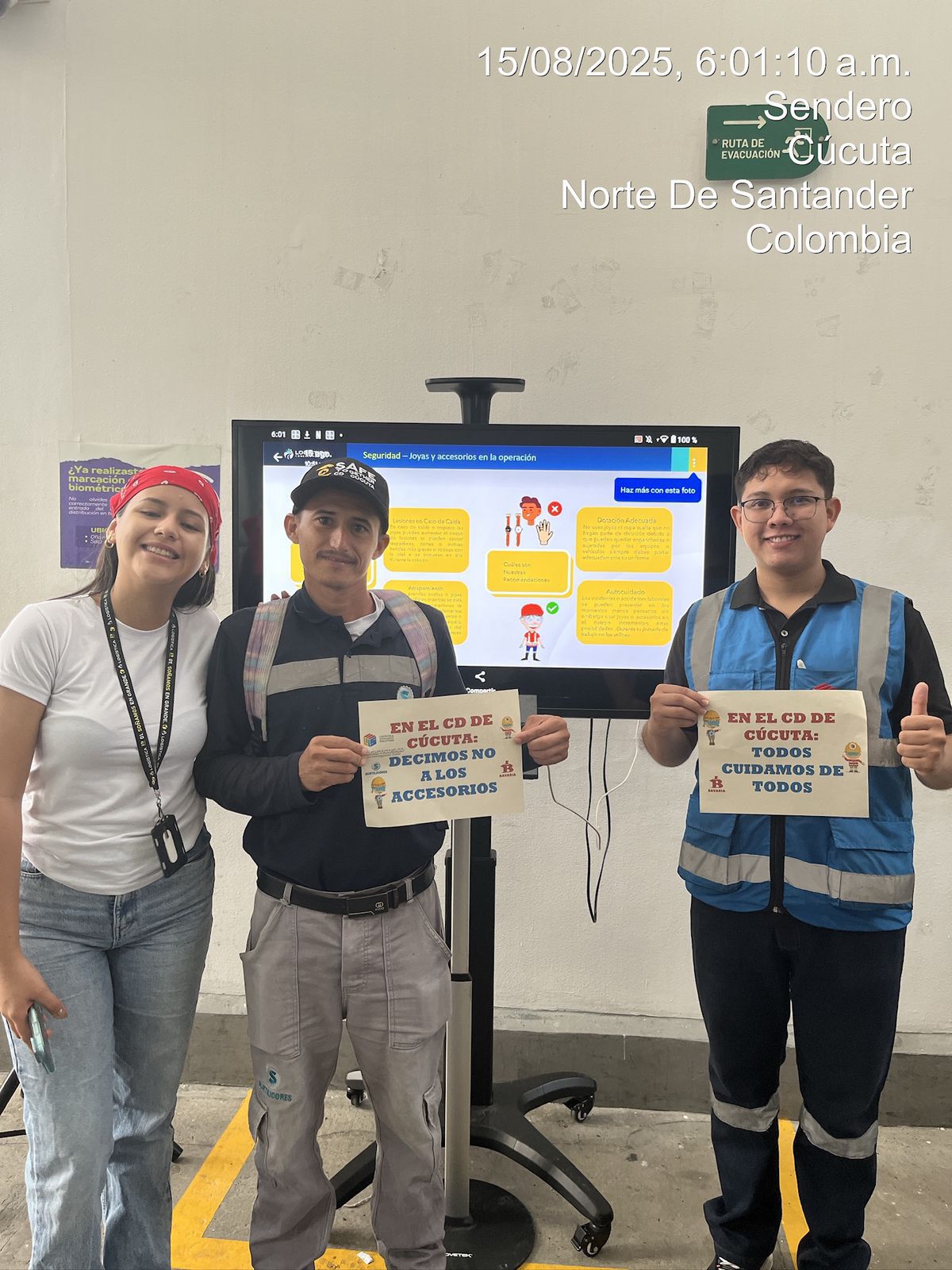 Evidencia de capacitación